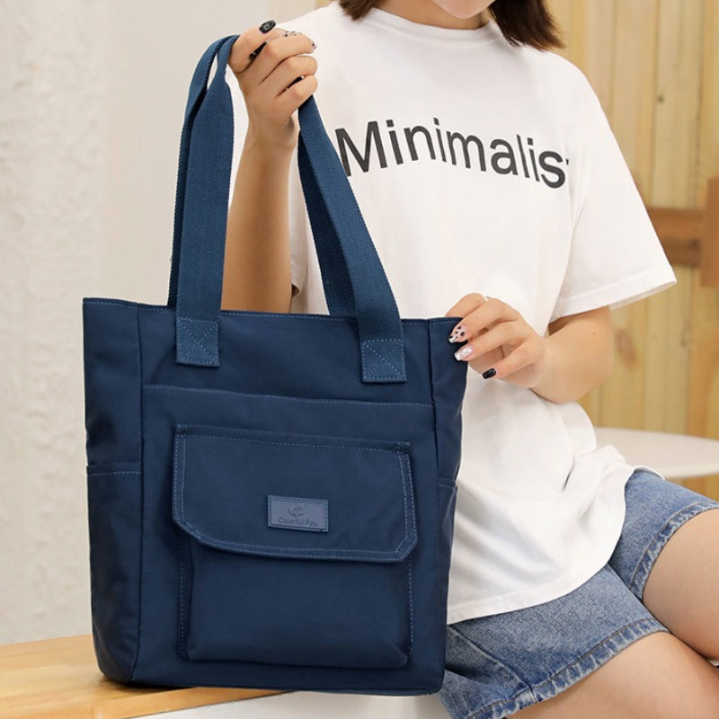 Nylon Tote Shoulder Bag