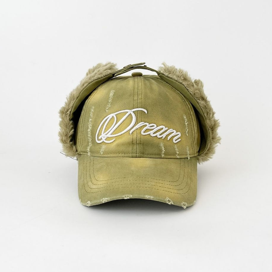 Retro Earflap Winter Baseball Cap - Modomu