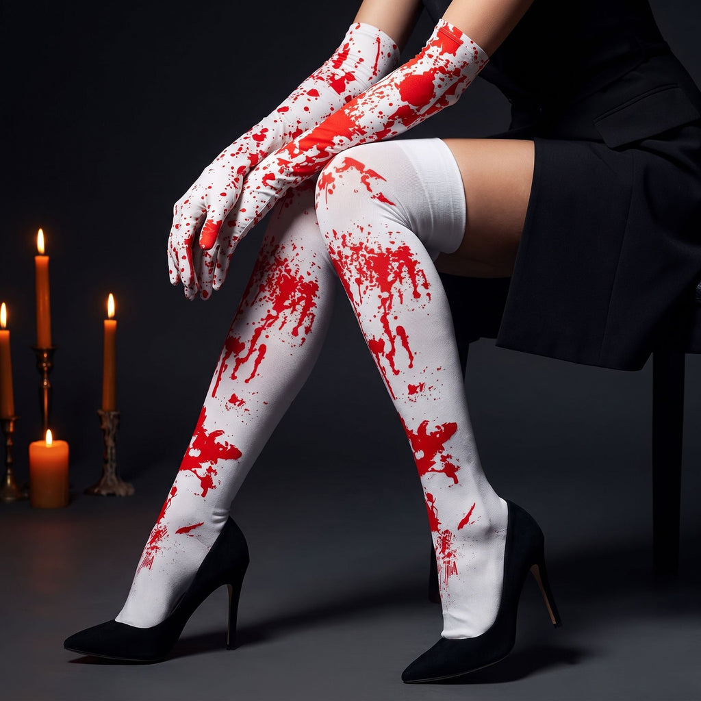 Blood Splatter Sock Set