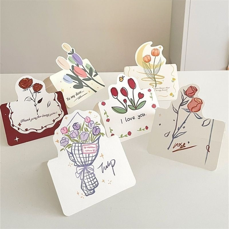 3D Tulip Bouquet Greeting Card