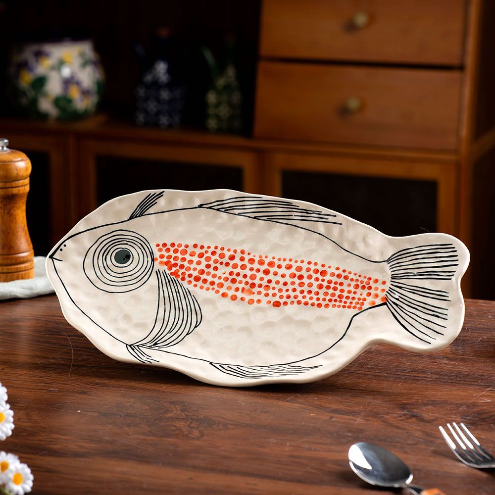 Fish Shaped Serving Platter