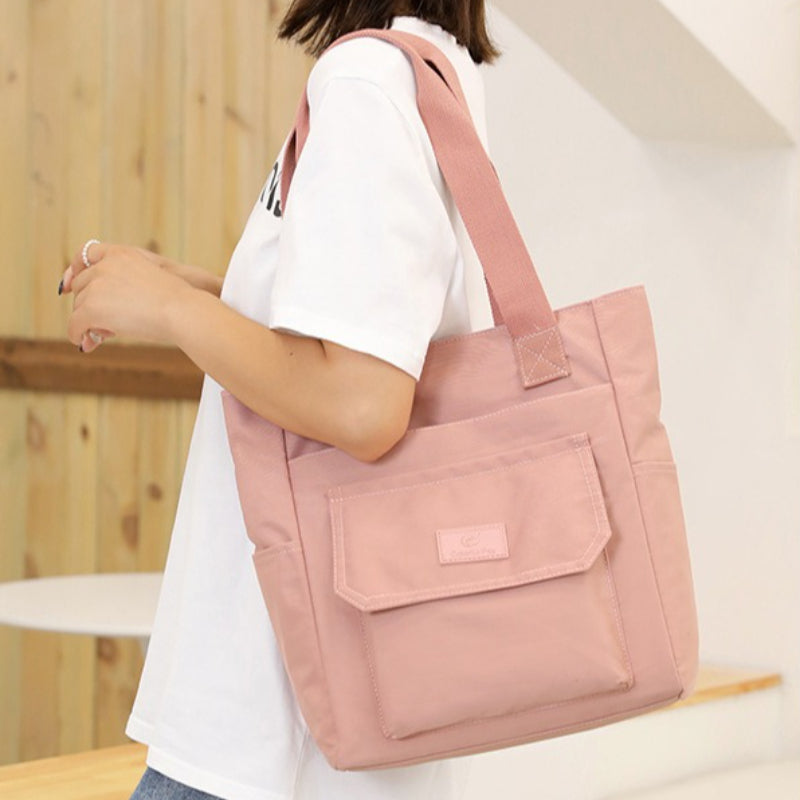 Nylon Tote Shoulder Bag
