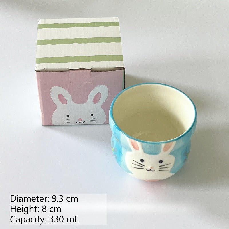 Cute Rabbit Ceramic Rice Bowl - Modomu