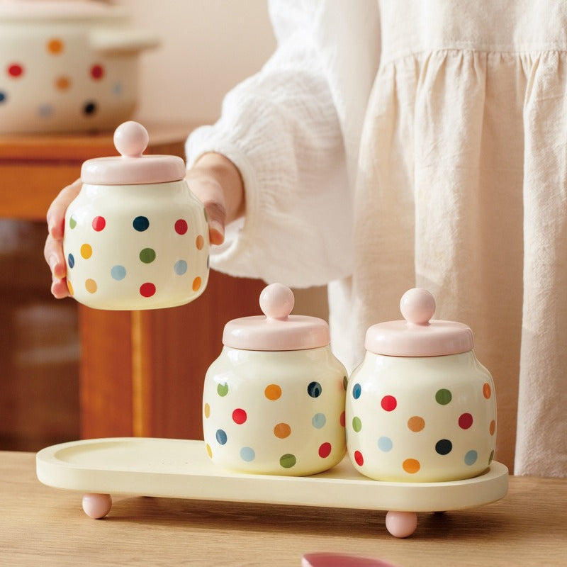 Ceramic Seasoning Storage Jar