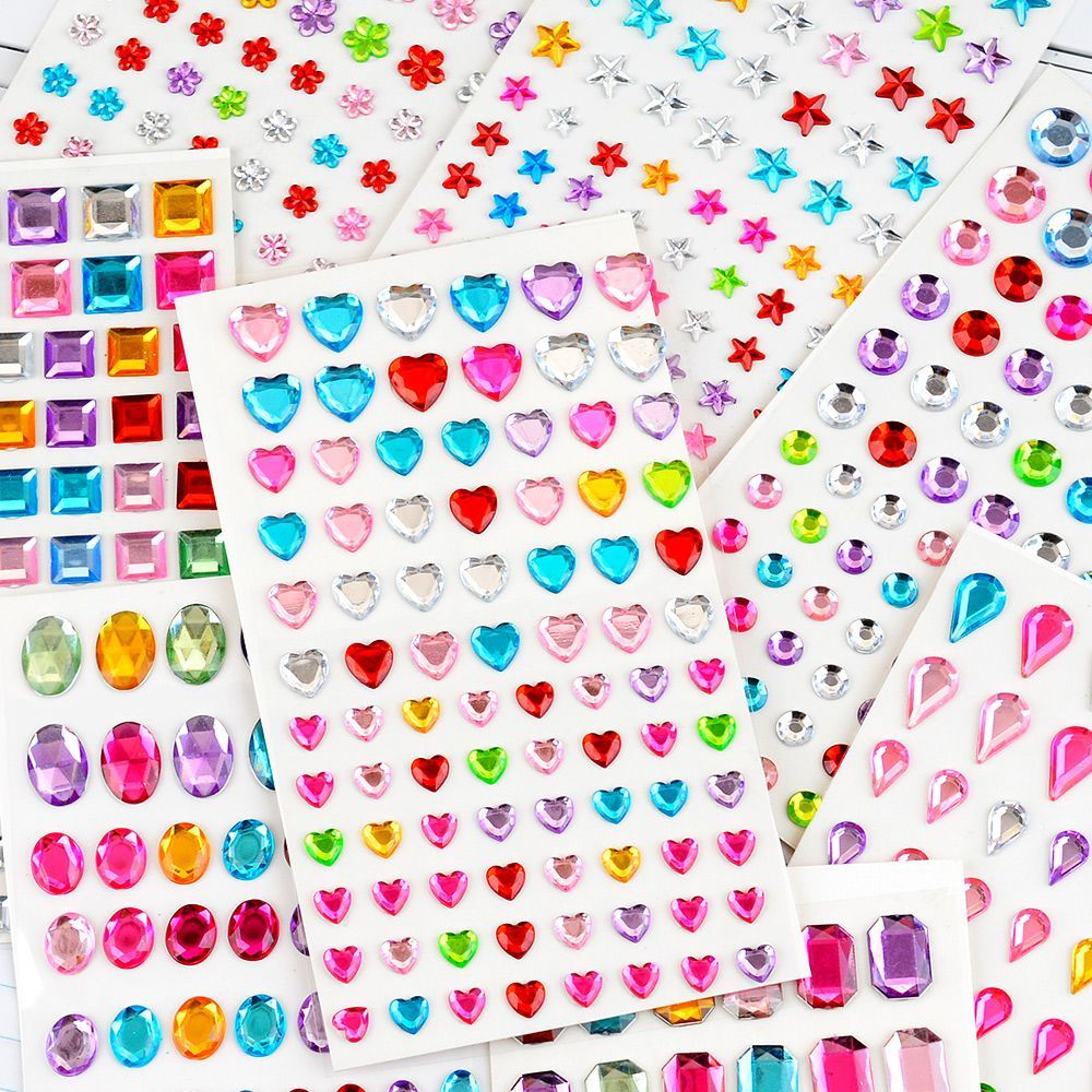 Crystal Gem Sticker Sheets