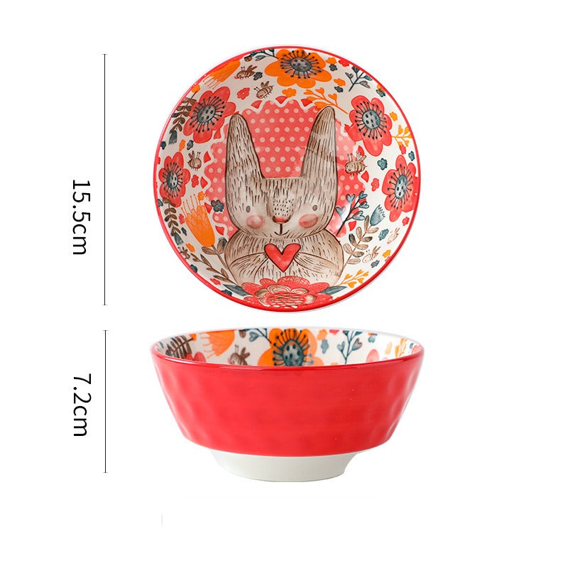 Cartoon Ceramic Children's Bowl - Modomu