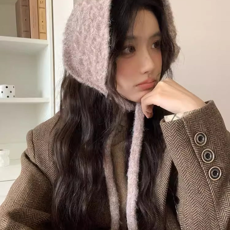 Cozy Knit Ear Warmer Hat