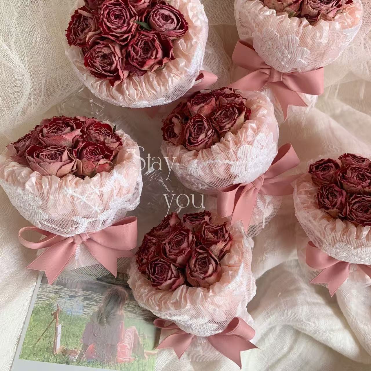 Mini Dried Flower Bouquet