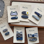 Flower Bow Side Bangs Clip - Modomu