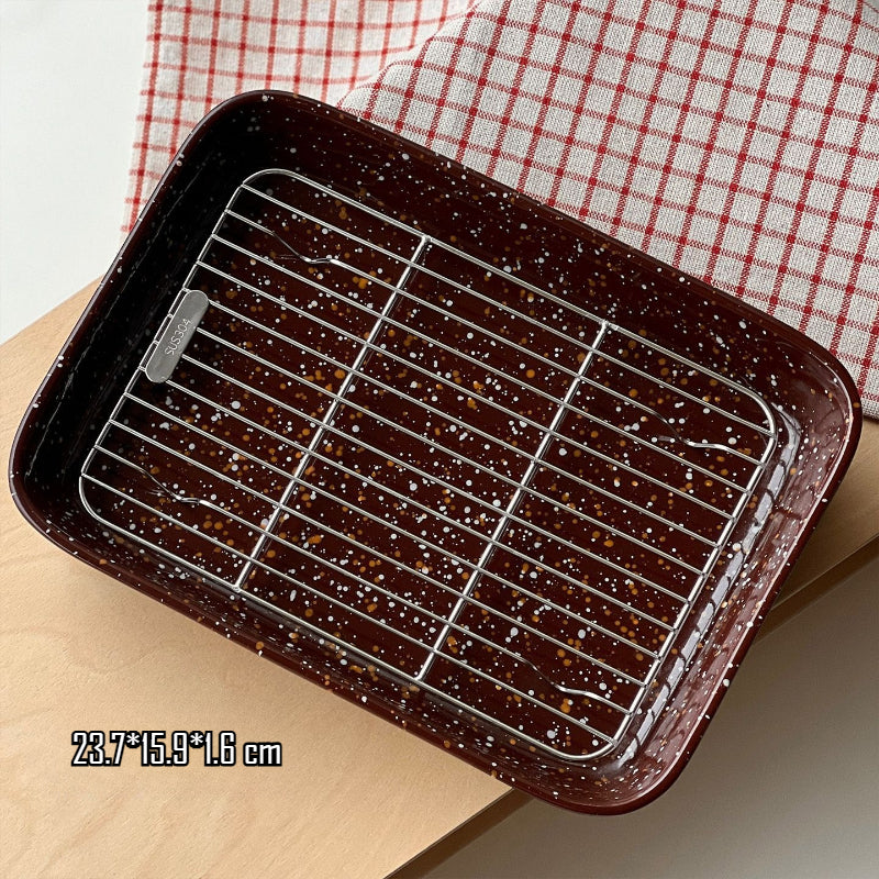 Speckled Square Serving Tray