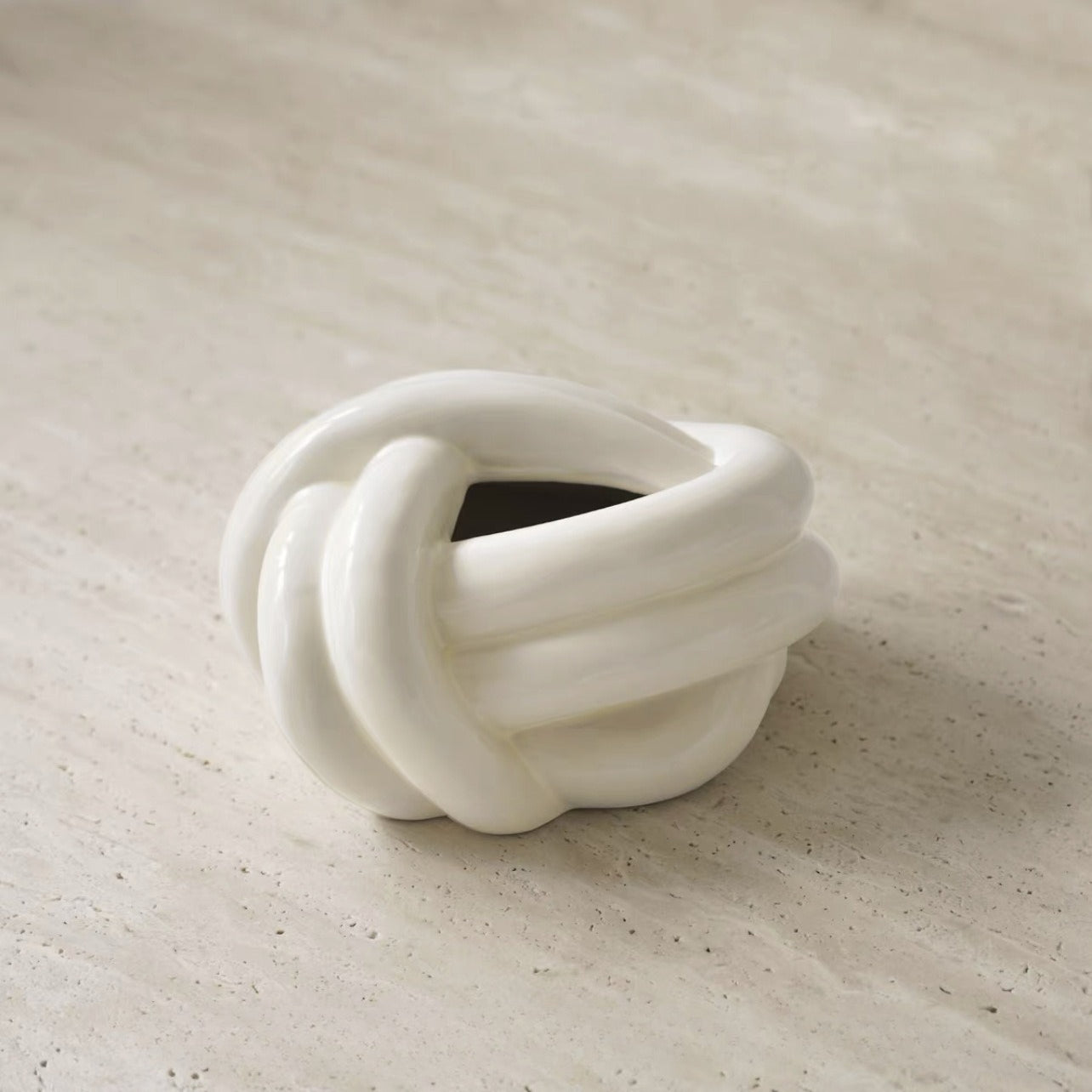 Knot Ceramic Tissue Box Holder - Modomu
