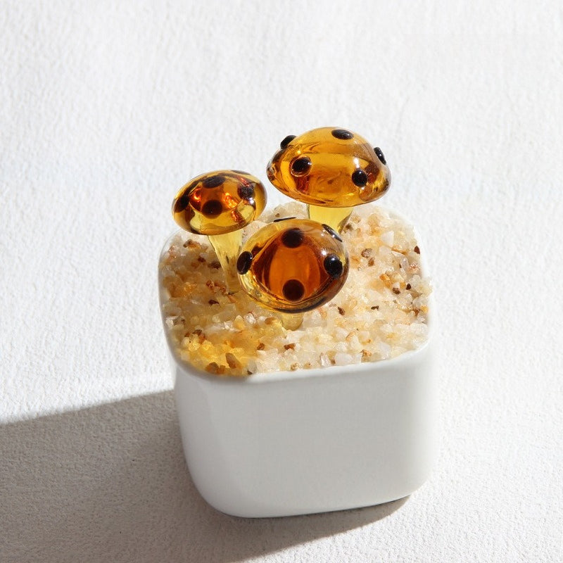 Glass Succulent Cactus Ornament - Modomu