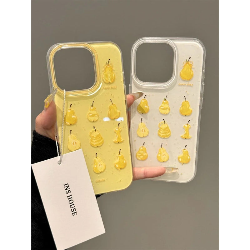 Graffiti Pear iPhone Case