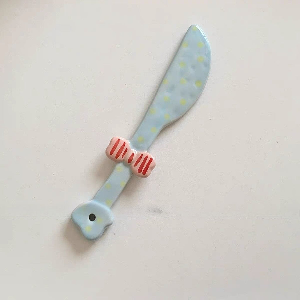 Polka Dot Ceramic Cutlery