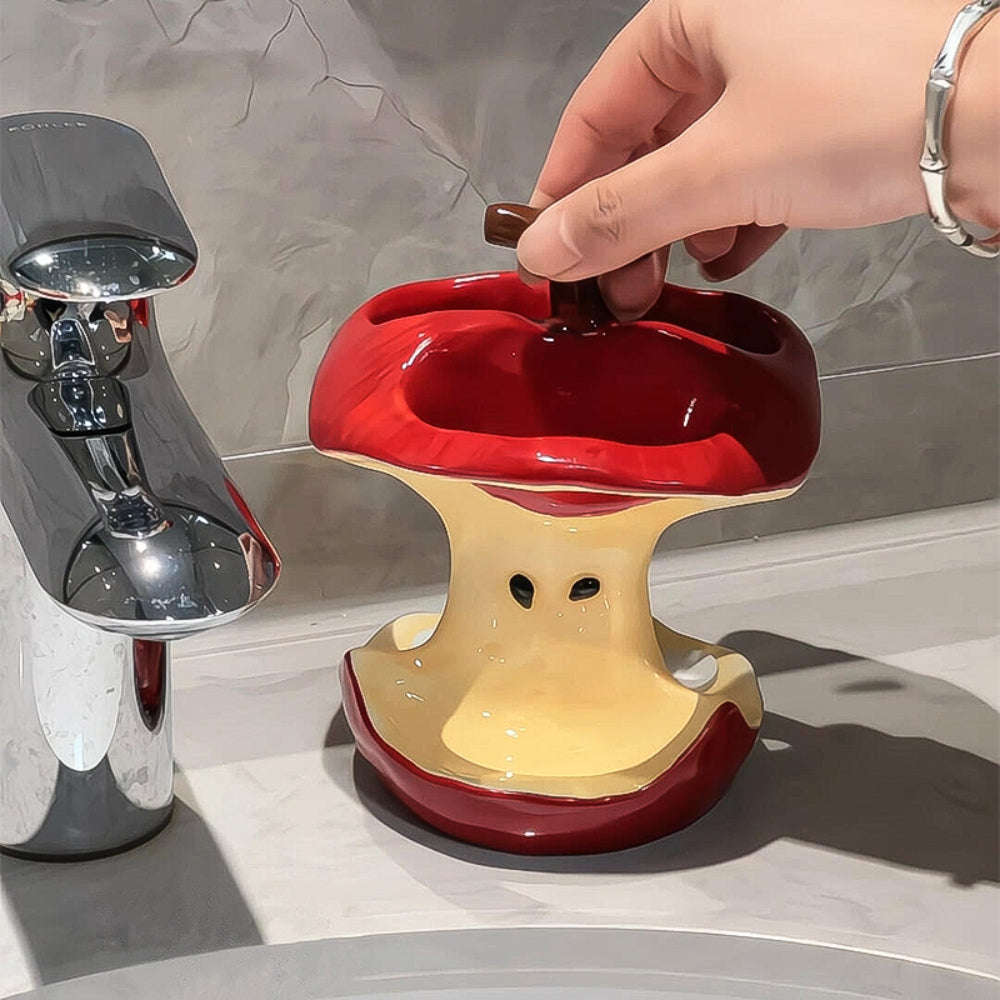 Apple Toothbrush Holder