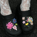 Beaded Bloom Cluster Charms