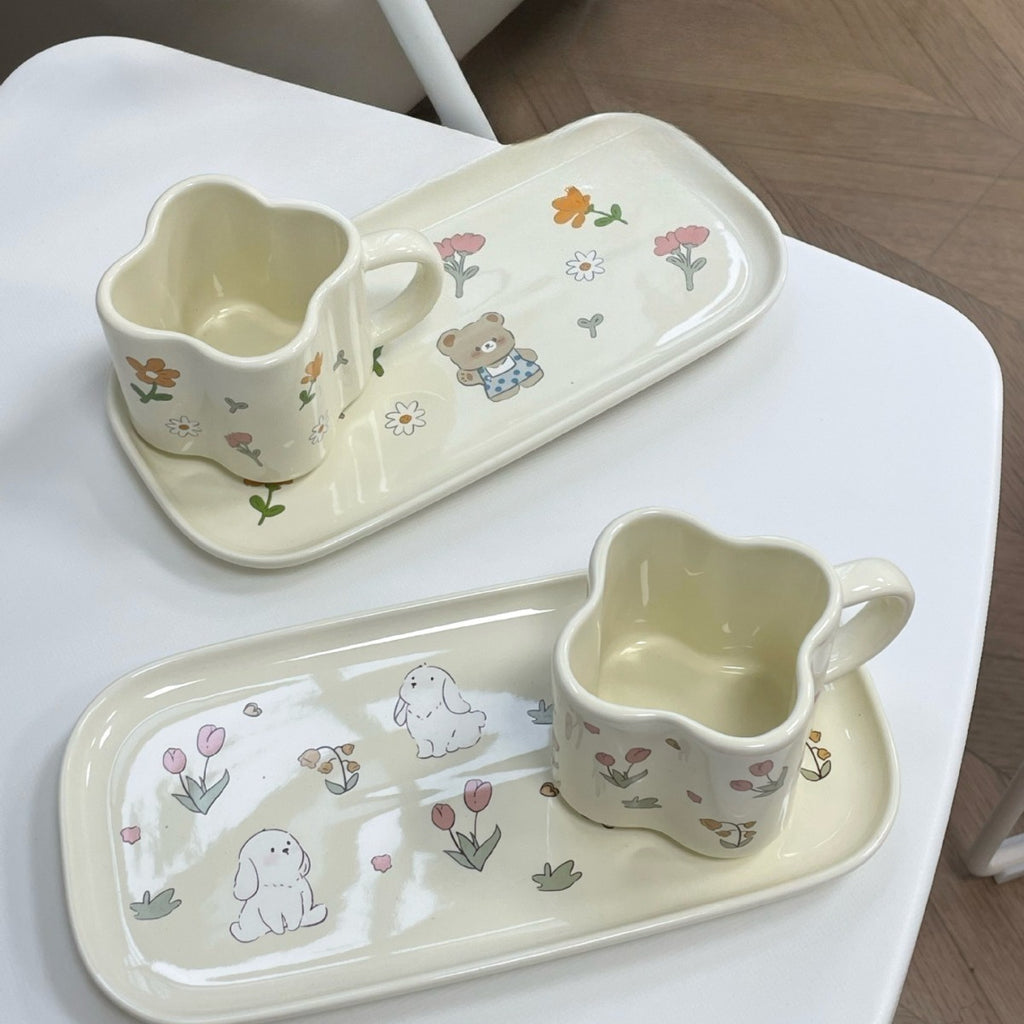 Ceramic Animal Breakfast Tray - Modomu