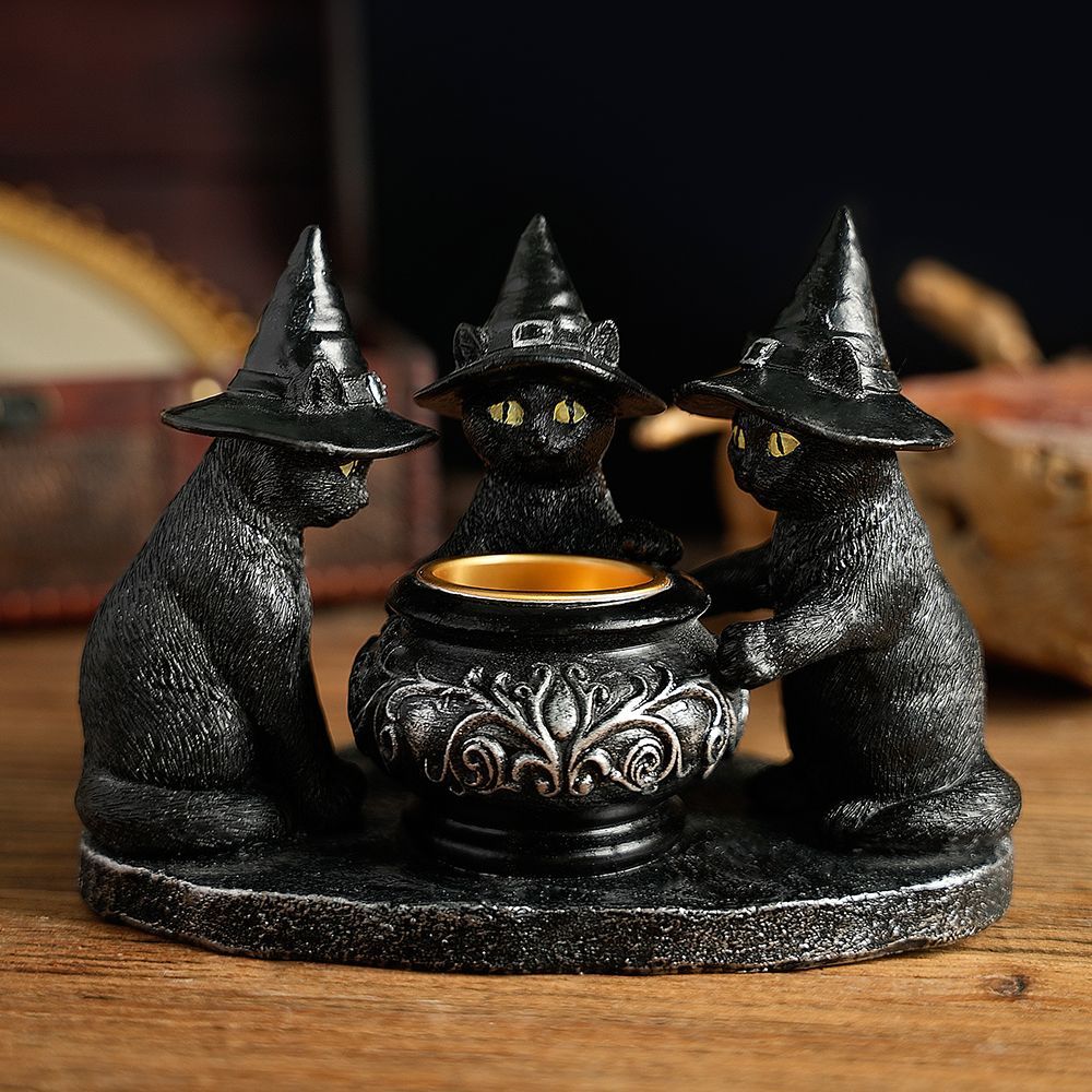 Robed Ghost Candle Pair