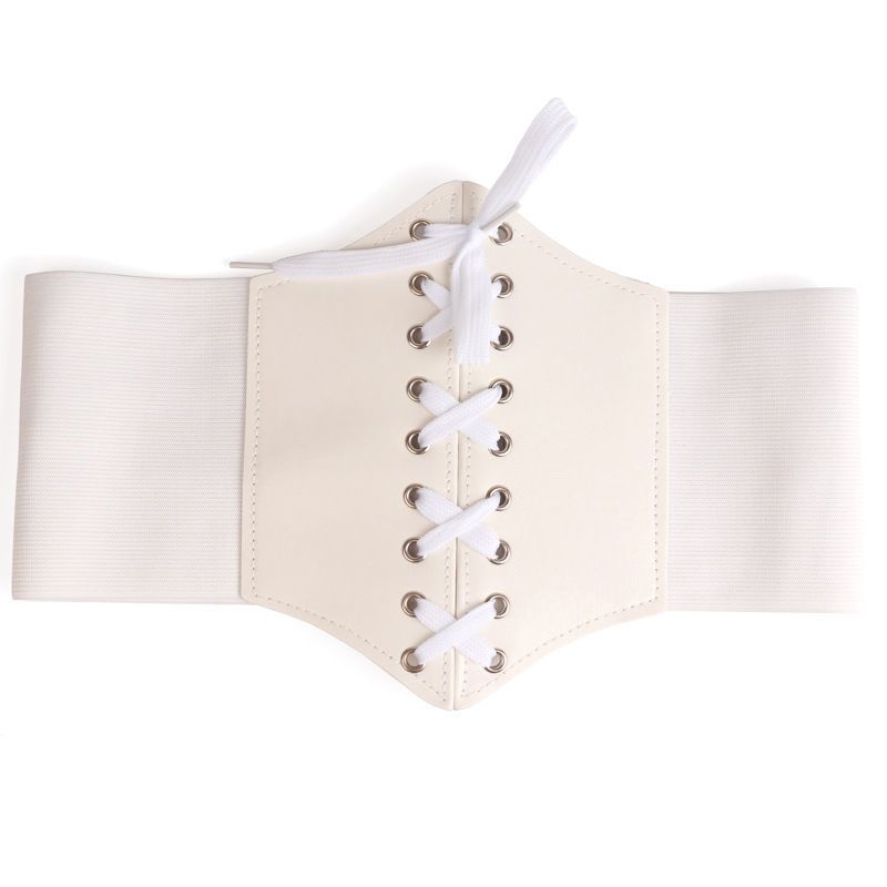 Retro Lace Wide Waist Belt - Modomu