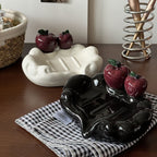 Cartoon Apple Ceramic Soap Dish