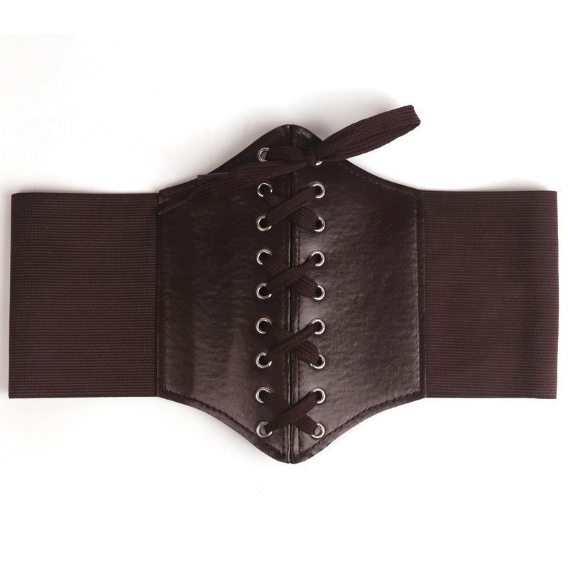 Retro Lace Wide Waist Belt - Modomu