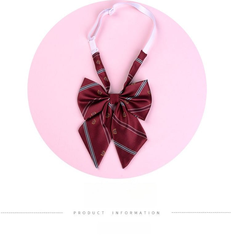 Striped School Uniform Bow Tie - Modomu