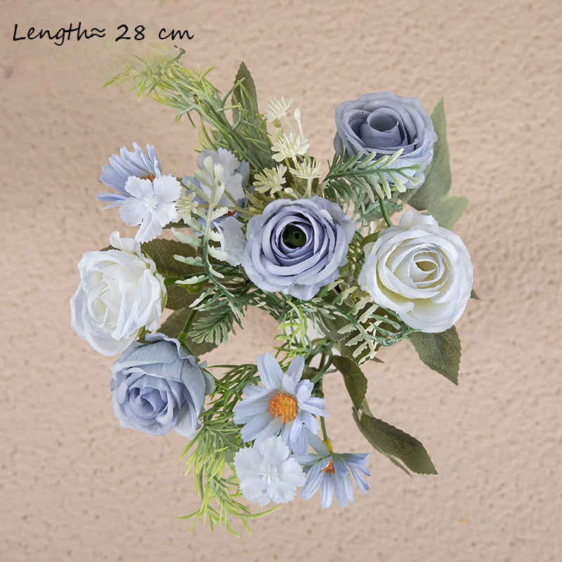 Rose Daisy Faux Flower Bouquet - Modomu