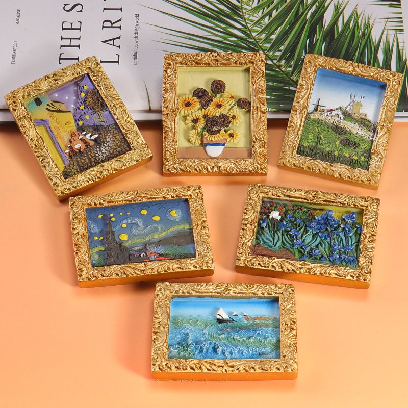 3D Famous Painting Fridge Magnets - Modomu