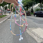 Rainbow Braided Earphone Cord Kit