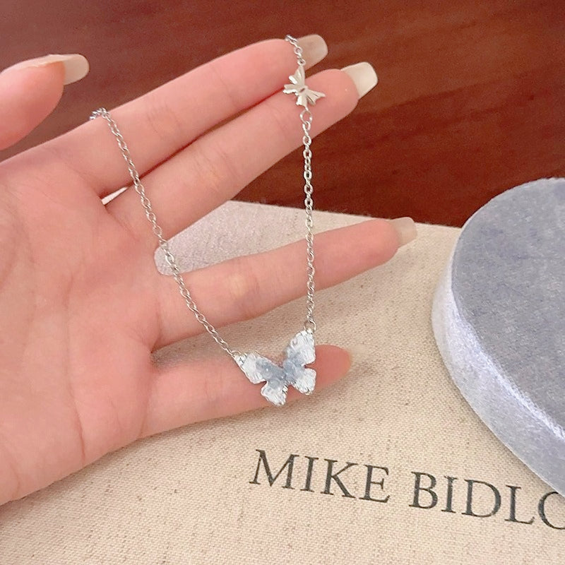 Butterfly Pendant Necklace Elegance - Modomu