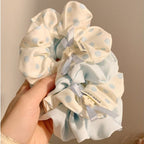 Polka Dot Scrunchie Hair Set