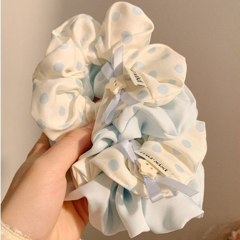 Polka Dot Scrunchie Hair Set