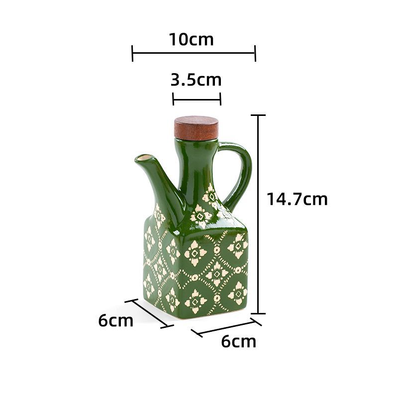 Tile Pattern Oil Cruet