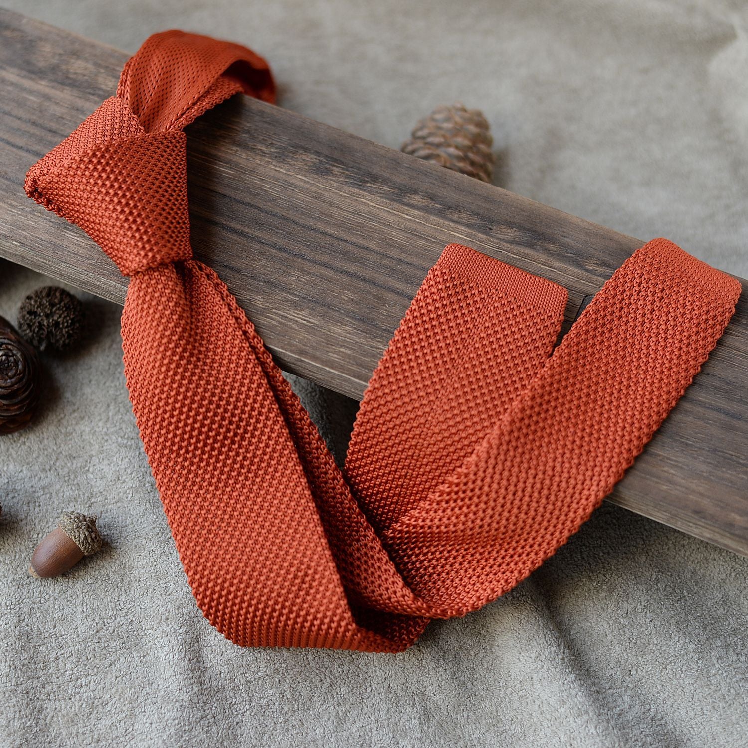 Striped Knit Tie Vintage Style - Modomu