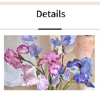 Artificial Iris Flower Stem Arrangement - Modomu