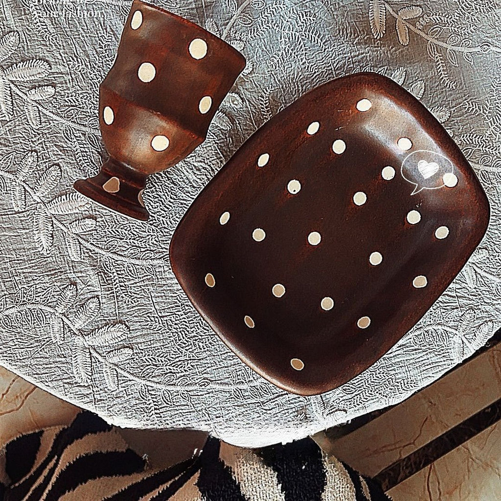Kiln Flow Polka Dot Tableware