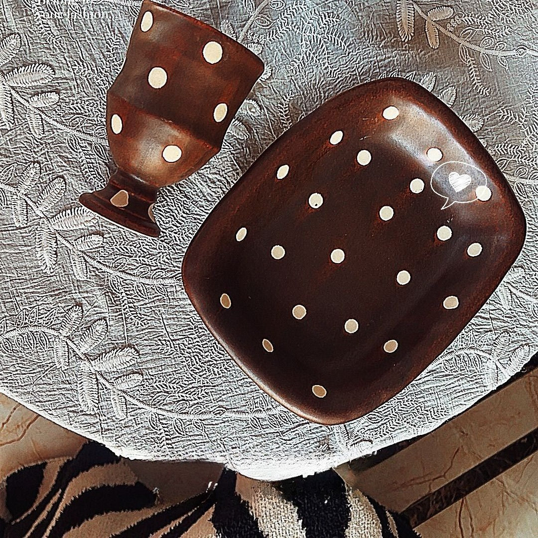 Kiln Flow Polka Dot Tableware
