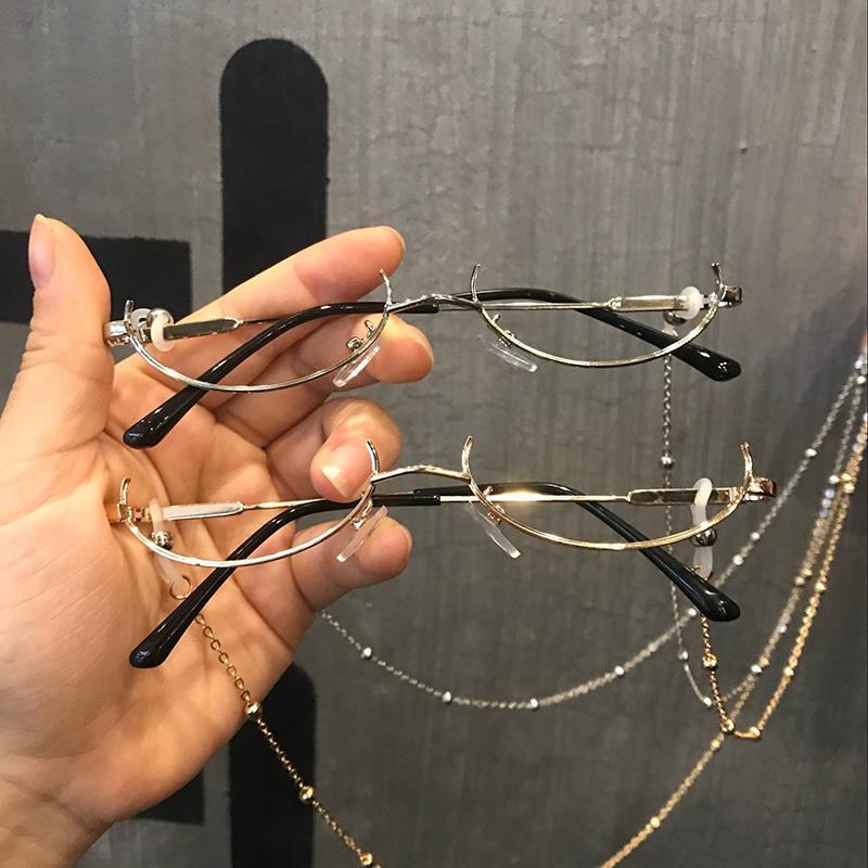 Lensless Half Frame Fashion Glasses - Modomu
