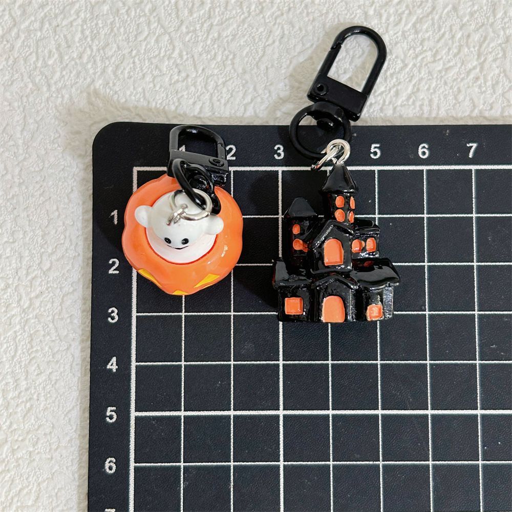 Tiny Ghost Keyring Charms