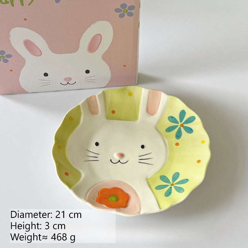 Cute Rabbit Ceramic Rice Bowl - Modomu