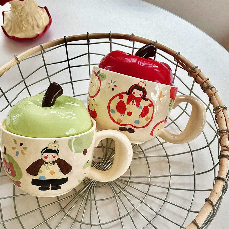 Ceramic Mug With Lid Charm - Modomu