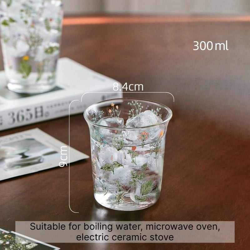 Wildflower Print Water Tumbler
