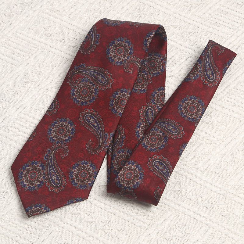 Retro Silk Look Mens Tie - Modomu
