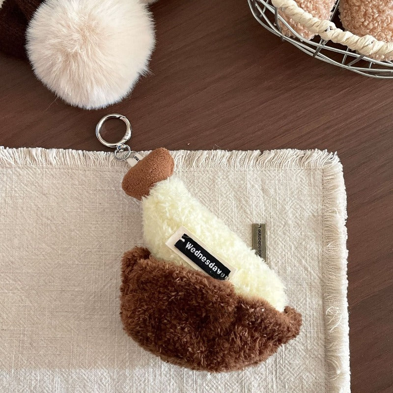 Plush Fruit Bag Charm Keychain - Modomu