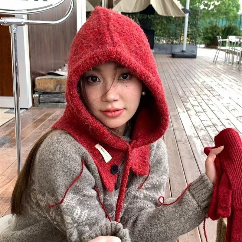 Knitted Balaclava Full Coverage Hat - Modomu