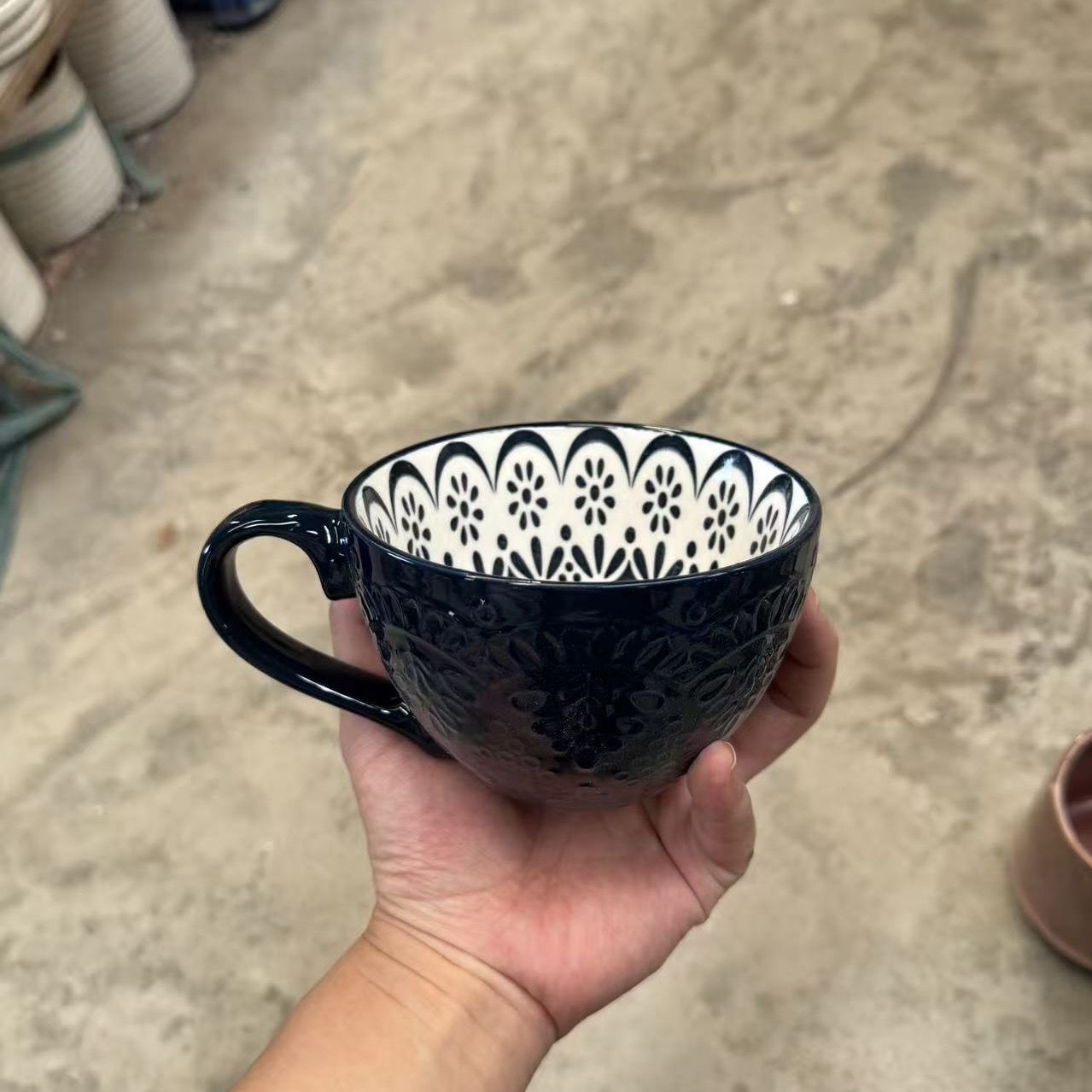 Nordic Ceramic Breakfast Cup