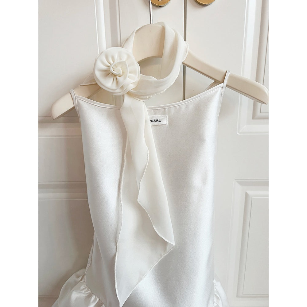 Rose Silk Scarf Vintage-Inspired - Modomu