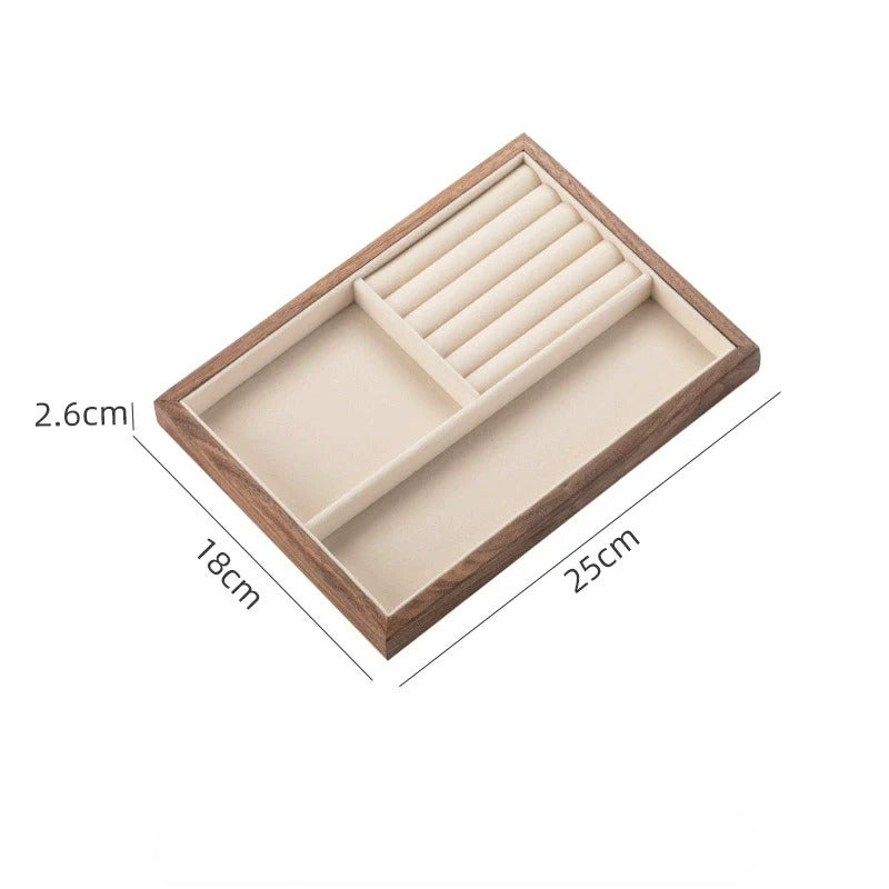 Wooden Jewelry Tray Organizer