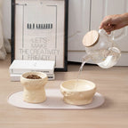 Ceramic Pet Elevated Feeding Bowl