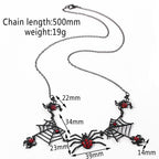 Spider Web Statement Necklace